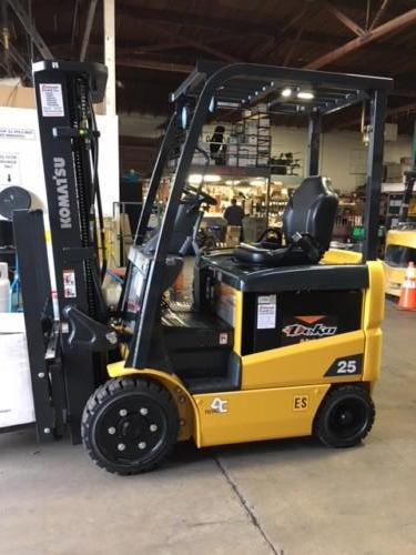 Forklift ready for operator training